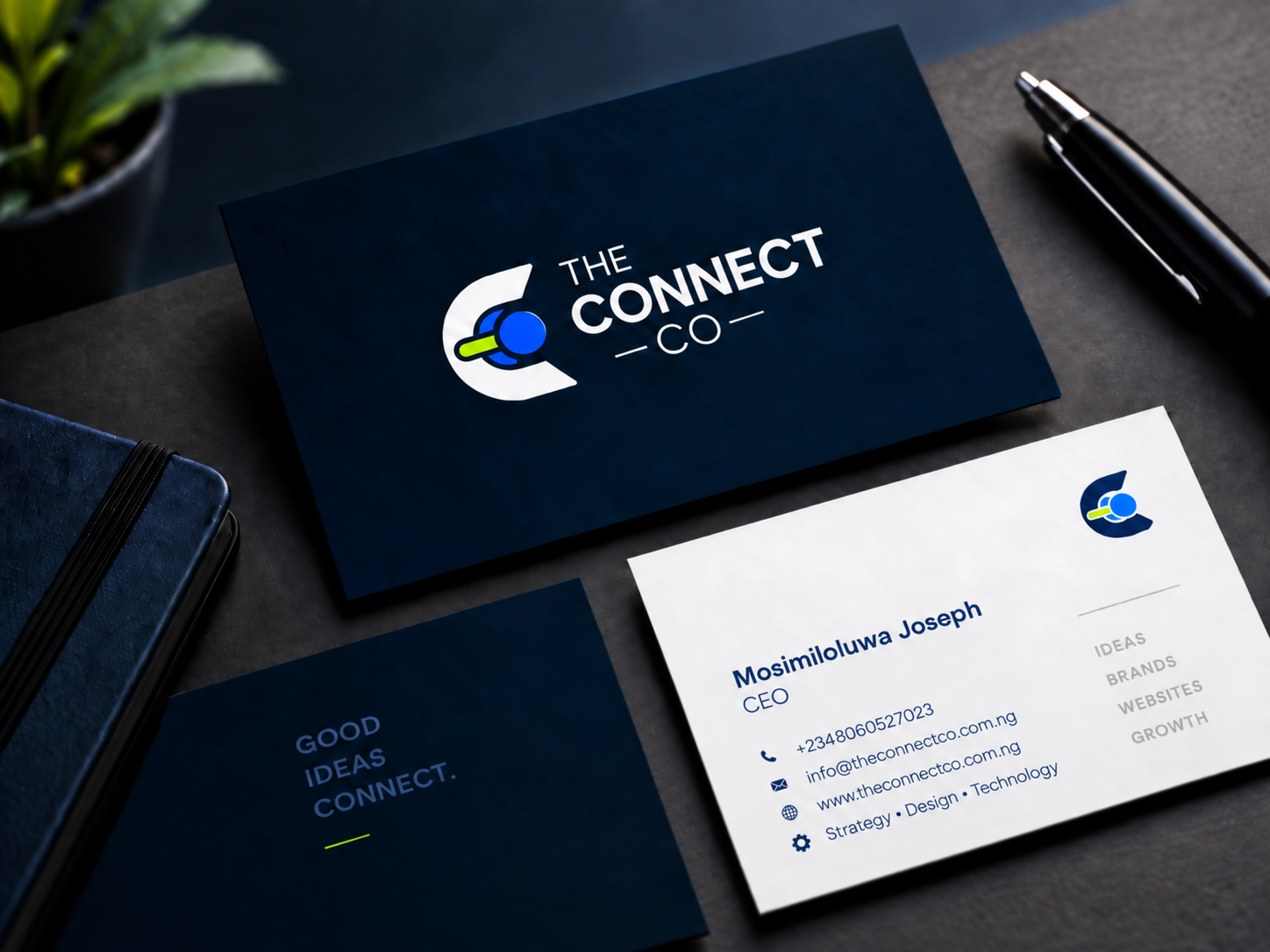 Branding and identity by The Connect Co